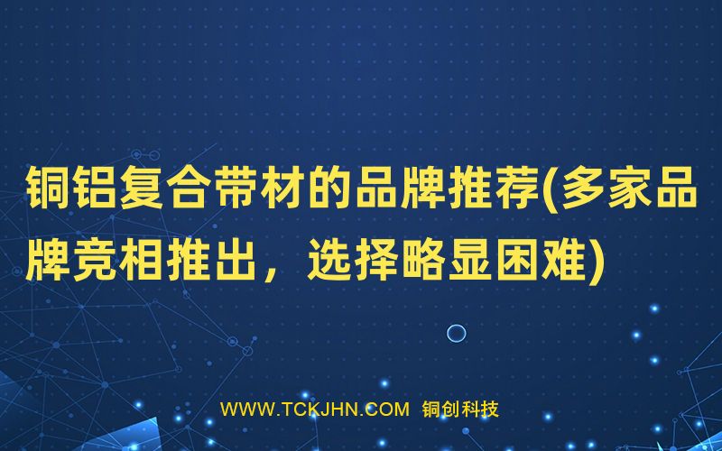 銅鋁復(fù)合帶材的品牌推薦(多家品牌競相推出，選擇略顯
